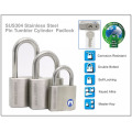 MOK@W207P/SS Safety pin tumbler padlock Super attack resistant padlock Extra high security padlock